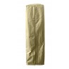 AZ Patio Heaters Table Top Glass Tube Patio Heater Cover in Tan - Front Angle