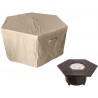 AZ Patio Heaters Hexagon Fire Pit Cover - Lifestyle