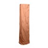 AZ Patio Heaters Square Glass Tube Patio Heater Cover in Paprika - Front Side Angle