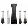 AZ Patio Heaters Triangle Glass Tube Patio Heater Cover in Black - Lifestyle - AZ Patio Heaters Triangle Glass Tube Patio Heater Cover in Black - Lifestyle