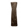 AZ Patio Heaters Triangle Glass Tube Patio Heater Cover in Mocha - Front Angle