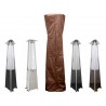 AZ Patio Heaters Triangle Glass Tube Patio Heater Cover in Mocha- Lifestyle