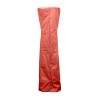 AZ Patio Heaters Triangle Glass Tube Patio Heater Cover in Paprika - Front Angle