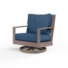 Laguna Swivel Club Rocker in Spectrum Indigo, No Welt - Front Side Angle