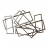Moe's Home Collection Metal Rectangles Wall Decor - Front Angle