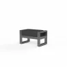 Redondo Ottoman in Spectrum Carbon, No Welt - Front Side Angle - Redondo Ottoman in Spectrum Carbon, No Welt - Front Side Angle