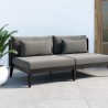 Sunpan Ibiza 2 Seater Sofa in Charcoal - Gracebay Grey - Liifestyle