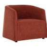 Sunpan Serenade Lounge Chair Treasure Russet - Front Side Angle
