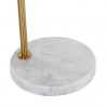 Sunpan Vern Floor Lamp Black / Brass - Base Angle
