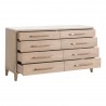 Essentials For Living Cambria 8-Drawer Double Dresser - Front Side Opened Angle