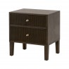 Essentials For Living Highland 2-Drawer Nightstand - Front Side Angle
