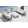 Sunset West Coastal Teak Cushionless Accent Chair - Lifestyle - Sunset West Coastal Teak Cushionless Accent Chair - Lifestyle