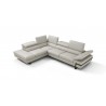 J&M Furniture I867 Rimini In Left Hand Facing Chaise Light Grey - Top View