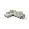 J&M Furniture I867 Rimini In Left Hand Facing Chaise Light Grey - Top View - J&M Furniture I867 Rimini In Left Hand Facing Chaise Light Grey - Top View