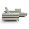 J&M Furniture I867 Rimini In Right Hand Facing Chaise Light Grey- Side View - J&M Furniture I867 Rimini In Right Hand Facing Chaise Light Grey- Side View