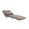 J&M Furniture Premium Chair Bed LK06-1 in Beige Fabric 005