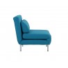 J&M Furniture Premium Chair Bed LK06-1 in Teal Fabric 006
