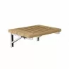 Anderson Teak Wall Mount Folding Chair II angular - Anderson Teak Wall Mount Folding Chair II angular