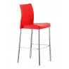 Polypropylene Shell And Aluminum Legs Barstool - ICE-B - Rojo - Polypropylene Shell And Aluminum Legs Barstool - ICE-B - Rojo