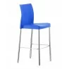 Polypropylene Shell And Aluminum Legs Barstool - ICE-B - Sky - Polypropylene Shell And Aluminum Legs Barstool - ICE-B - Sky