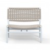 Sunset West Bahia Cushionless Accent Chair - Front Angle