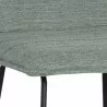 Sunpan Jovanah Counter Stool in Aosta Jade - Set of Two - Seat Closeup Angle - Sunpan Jovanah Counter Stool in Aosta Jade - Set of Two - Seat Closeup Angle