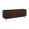 Greenington Park Avenue 4 Drawer Double Dresser Ruby - Front Side Angle