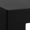 Sunpan Renley Coffee Table Black - Closeup Top Angle - Sunpan Renley Coffee Table Black - Closeup Top Angle