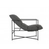 Sunpan Mallorca Lounge Chair - Gracebay Grey - Side Angle