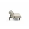 Innovation Living Unfurl Sofa in Blida Sand Grey - Semi Folded and Side View - Innovation Living Unfurl Sofa in Blida Sand Grey - Semi Folded and Side View