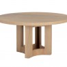 Sunpan Elma Dining Table 60'' in Natural - Front Side Angle