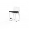 Newport Barstool in Spectrum Carbon, No Welt - Front Side Angle