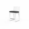 Newport Barstool in Spectrum Carbon, No Welt - Front Side Angle - Newport Barstool in Spectrum Carbon, No Welt - Front Side Angle