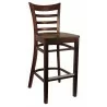 H&D Seating Ladder Back Barstool - Set of One - Solid Wood - H&D Seating Ladder Back Barstool - Set of One - Solid Wood