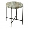 Moe's Home Collection Cirque Accent Table - Sand - Front Top Angle