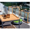 Cane-Line Level Coffee Table Small Top Front View