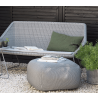 Cane-Line Divine Footstool Love Seat View
