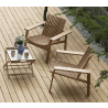 Cane-Line Amaze Lounge Chair, Stackable Top Set View