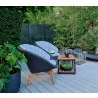 Cane-Line Level Coffee Table Small outdoor view - Cane-Line Level Coffee Table Small outdoor view