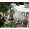 Cane-Line Area Table White / Aluminum
