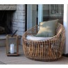 Cane-Line Nest Round Chair  Weave, Natural