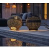 Cane-Line Illusion Lamp Round Outdoor VIew