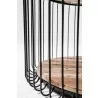 Nova Solo Barca Round Coffee Table 80cm - Closeup Base Angle - Nova Solo Barca Round Coffee Table 80cm - Closeup Base Angle