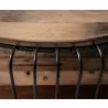 Nova Solo Barca Round Coffee Table 80cm - Closeup Angle - Nova Solo Barca Round Coffee Table 80cm - Closeup Angle