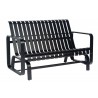 Woodard Colfax Love Seat Glider