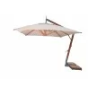 Levante 3.0m (10) Square Side Wind Bamboo Cantilever Umbrella-3 - Levante 3.0m (10) Square Side Wind Bamboo Cantilever Umbrella-3