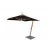 Bambrella Sirocco Side Wind 8.5' Square - Black - Bambrella Sirocco Side Wind 8.5' Square - Black