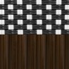 Dark Bamboo Frame with Black and White Duraweave