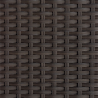 DecoScape Zen Bar Arm Chair - Espresso Wicker Patch