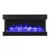 Remii 30" 3 Sided Electric Fireplace - Blue Mix - Remii 30" 3 Sided Electric Fireplace - Blue Mix